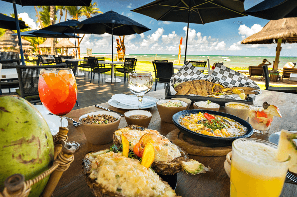 gastronomia do tivoli ecoresort, resort na praia do forte, bahia