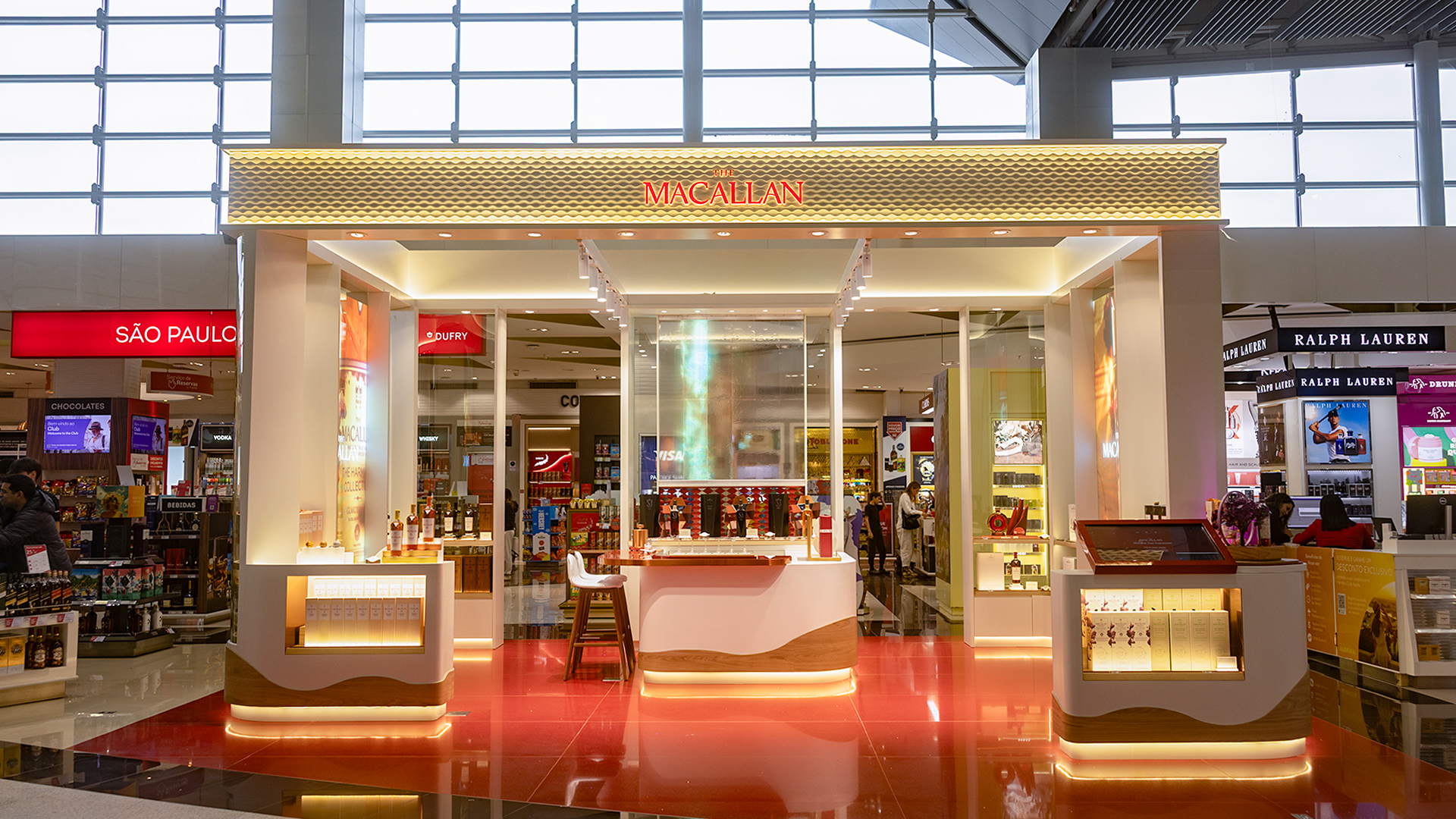 The Macallan e Avolta estreiam espaço de luxo no Aeroporto de Guarulhos